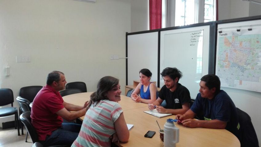Reunión entre funcionarios de Medio Ambiente y cartoneros