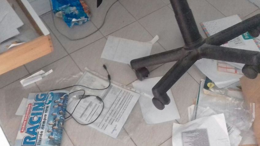 Delincuentes provocaron destrozos en una guardería