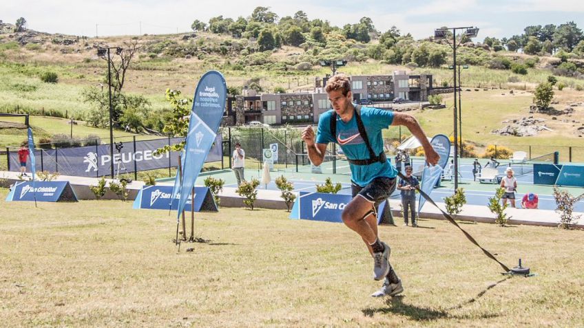 Del Potro sigue la puesta a punto en Tandil