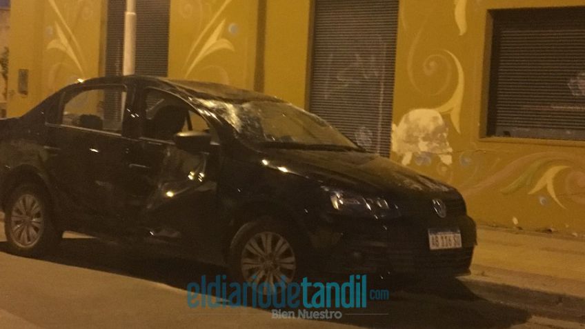 Un herido tras choque y vuelco 