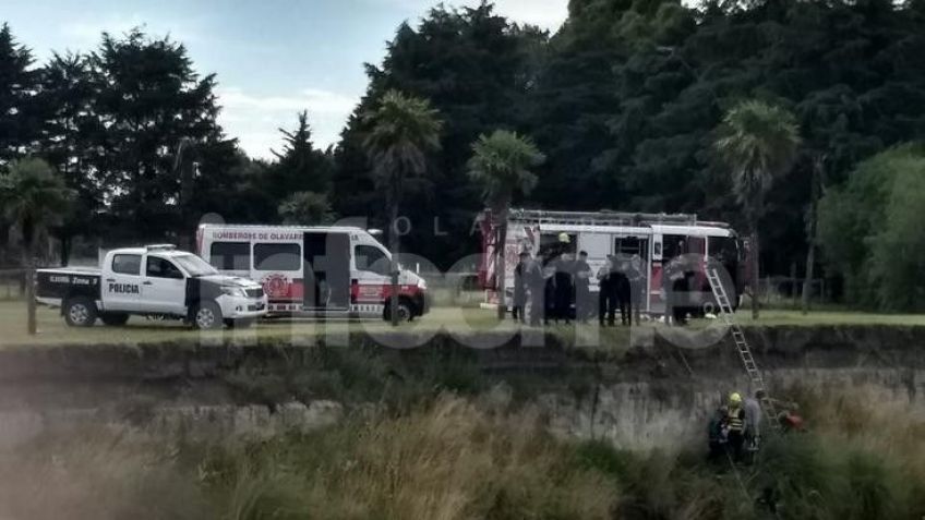 Conmoción en Olavarría: dos muertos al caer un auto al arroyo