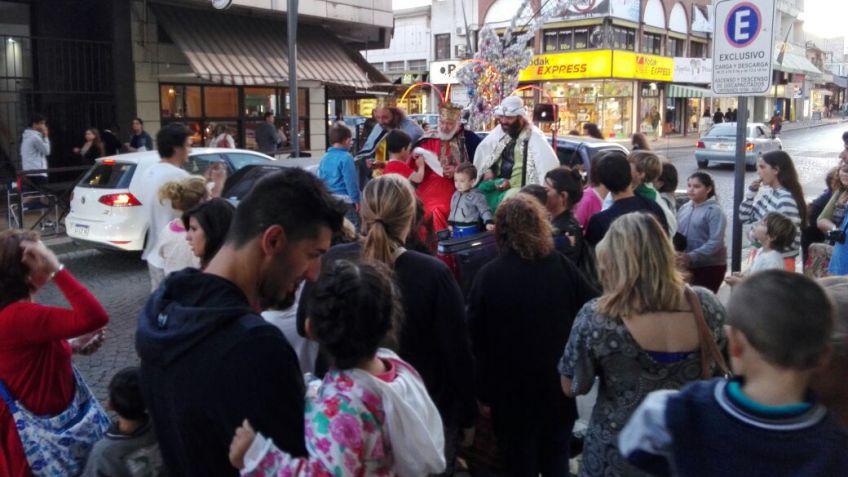Los Reyes Magos pasearon por el centro