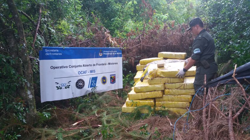 Ya son más de seis mil kilos de marihuana incautados en la primera quincena del 2018