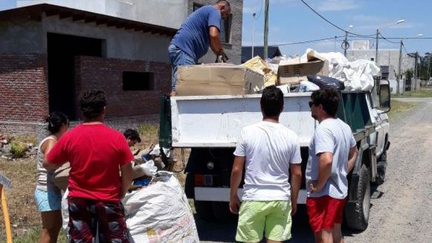 Jornada de recolección de materiales reciclables para el Punto Limpio en el Barrio Graduados