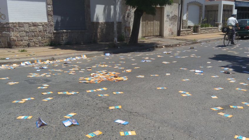 Papeles en el viento