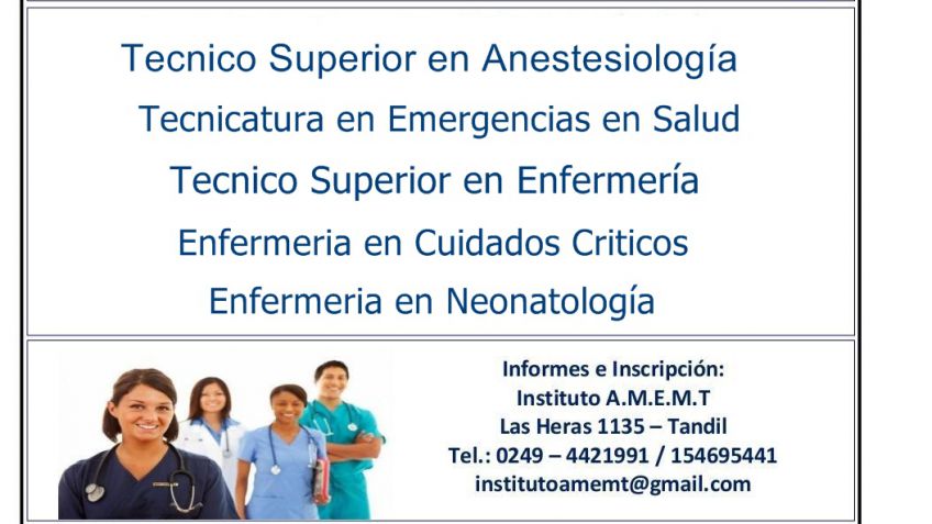 El Instituto AMEMT abre la inscripción para todas sus carreras