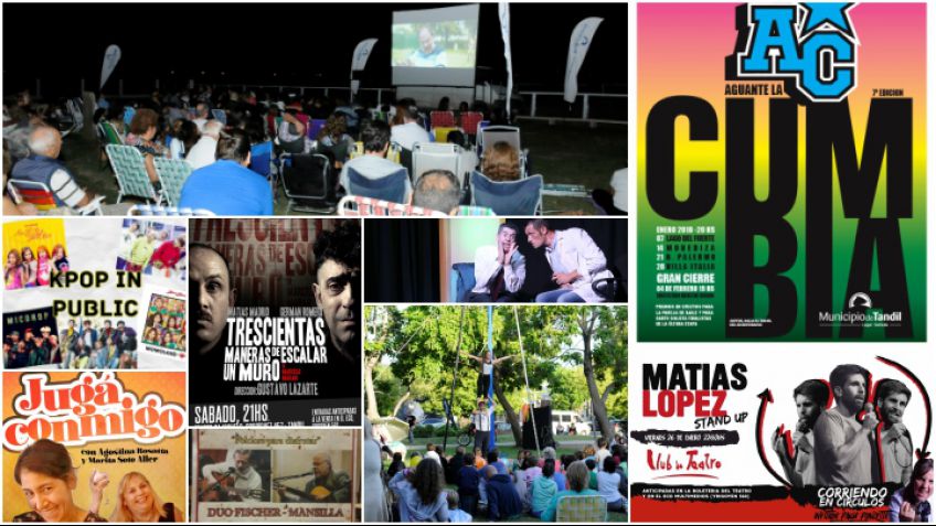 La actividad cultural del fin de semana tandilense