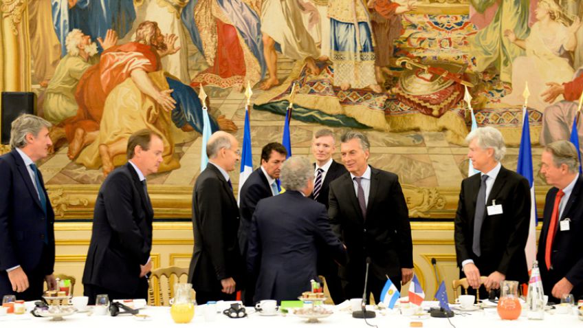 Macri, ante empresarios franceses: "Agradezco al mundo por habernos recibido"