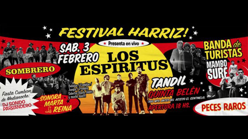 Harriz anuncia un Festival de ensueño