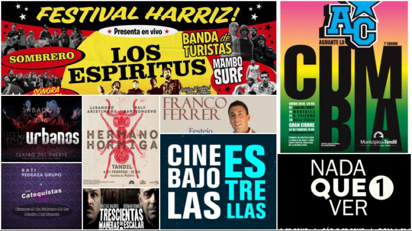 Muchos shows para este fin de semana