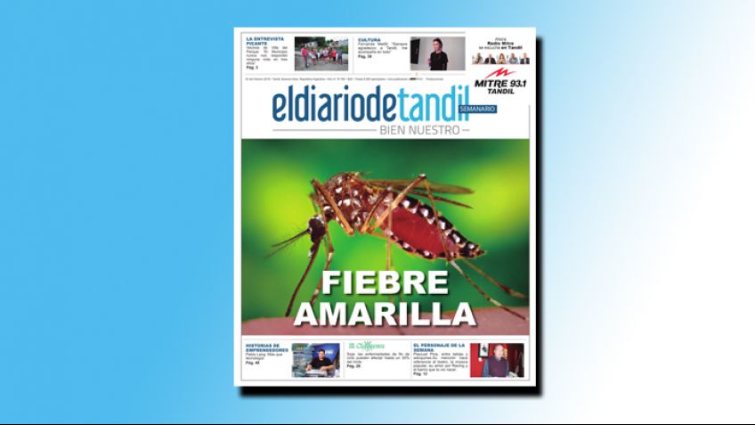 "Fiebre amarilla", la tapa del Semanario