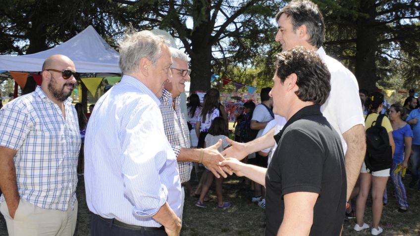 En medio de la polémica por Polivalente, el Ministro de Educación visitó Tandil