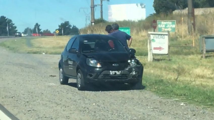 Choque por alcance en la ruta dejó a una adolescente levemente herida 