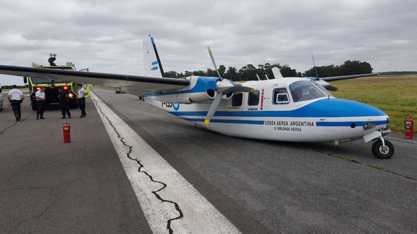 Avión procedente de Tandil "asustó" al aeropuerto de Mar del Plata