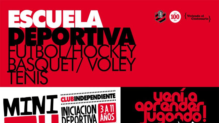 Independiente sigue apostando a las escuelas de formación y suma una nueva actividad