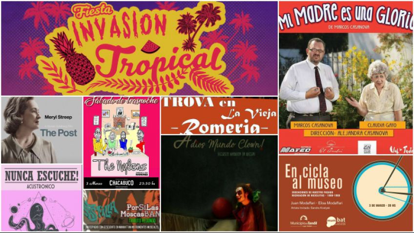 Los espectáculos del fin de semana tandilense
