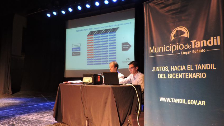 Se realizó el sorteo para definir el ingreso a la escuela de diomas