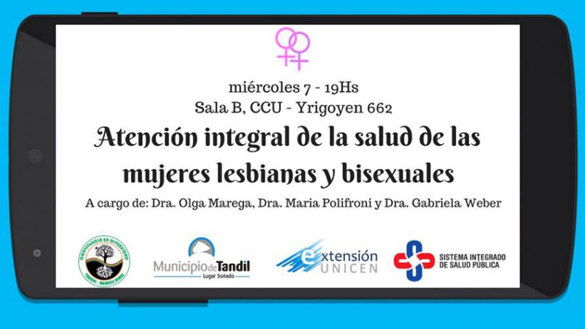 Se realizará una charla sobre la atención integral de la salud de mujeres lesbianas y bisexuales