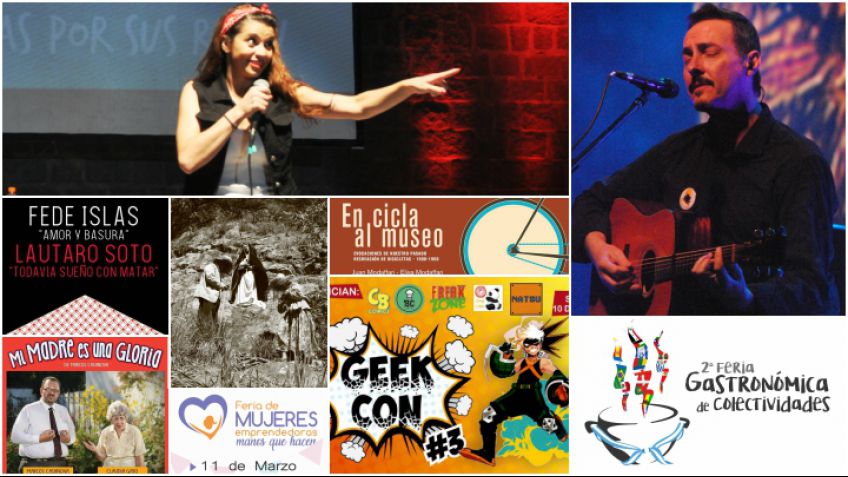Variedad de shows para el fin de semana