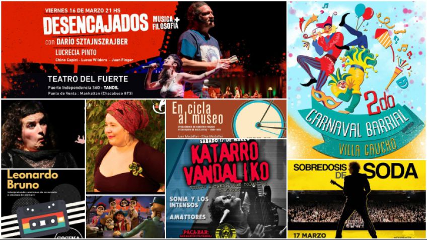 La agenda del fin de semana