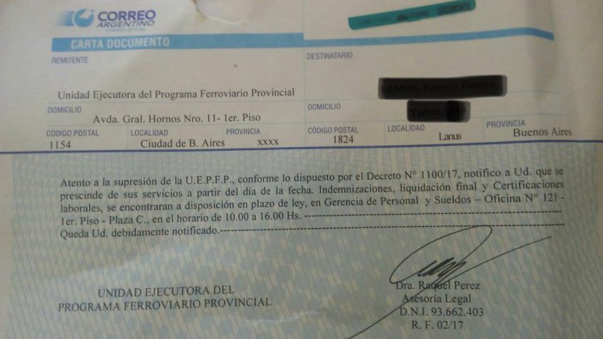 Cerró Ferrobaires, llegan los despidos y se movilizan en La Plata