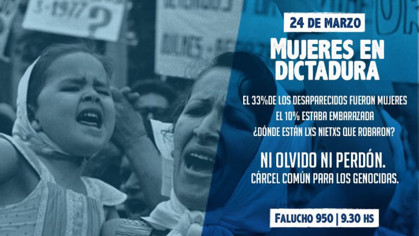 A 42 años del Golpe, Jornada de reflexión y debate sobre Mujeres en dictadura