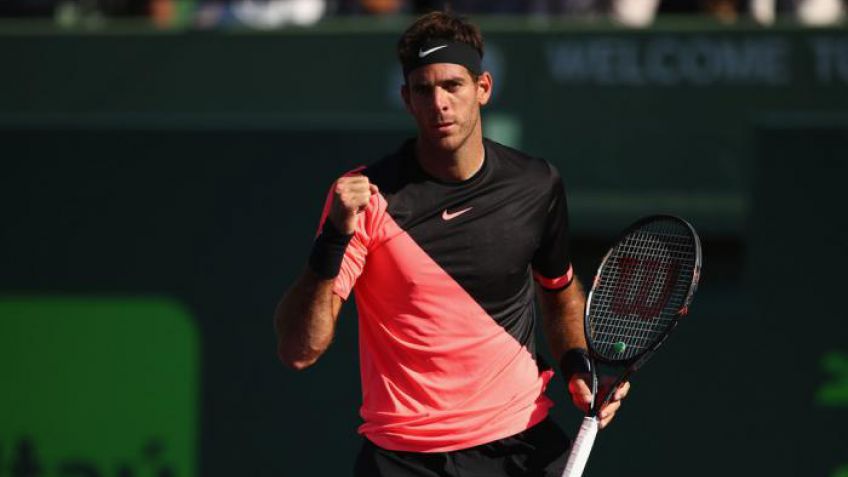 Del Potro sigue firme y avanza en Miami