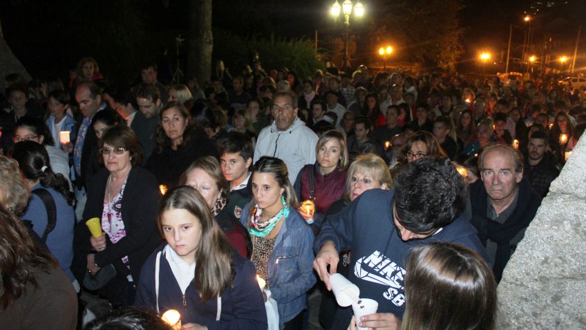 Las antorchas volvieron a iluminar el Calvario