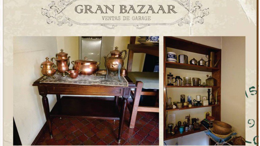 Venta de distinguidos muebles y objetos de decoración