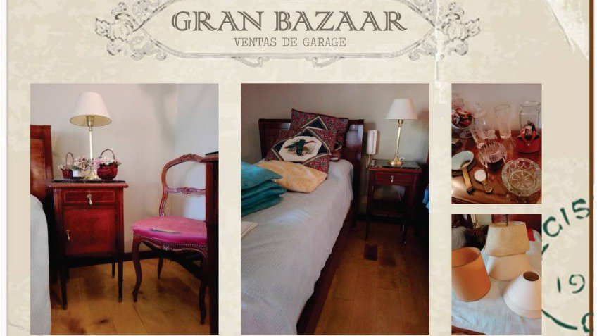 Venta de distinguidos muebles y objetos de decoración