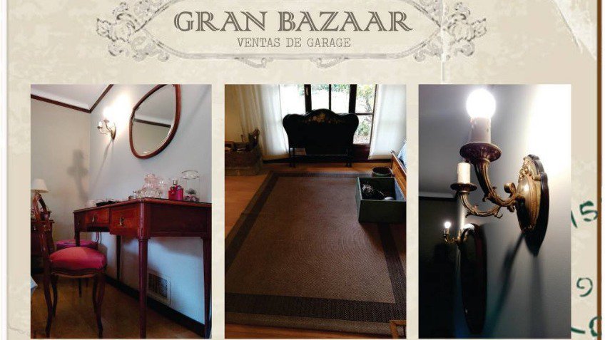 Venta de distinguidos muebles y objetos de decoración