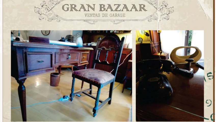 Venta de distinguidos muebles y objetos de decoración