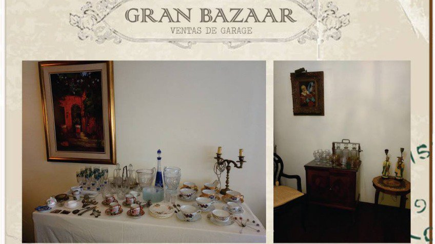 Venta de distinguidos muebles y objetos de decoración