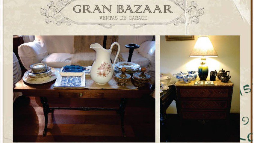 Venta de distinguidos muebles y objetos de decoración