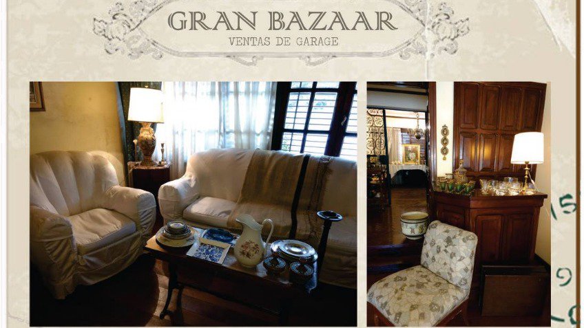Venta de distinguidos muebles y objetos de decoración