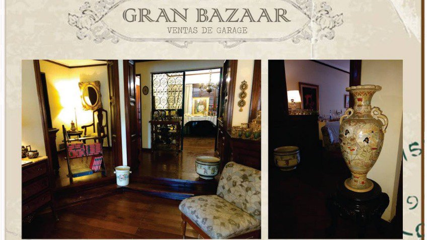 Venta de distinguidos muebles y objetos de decoración
