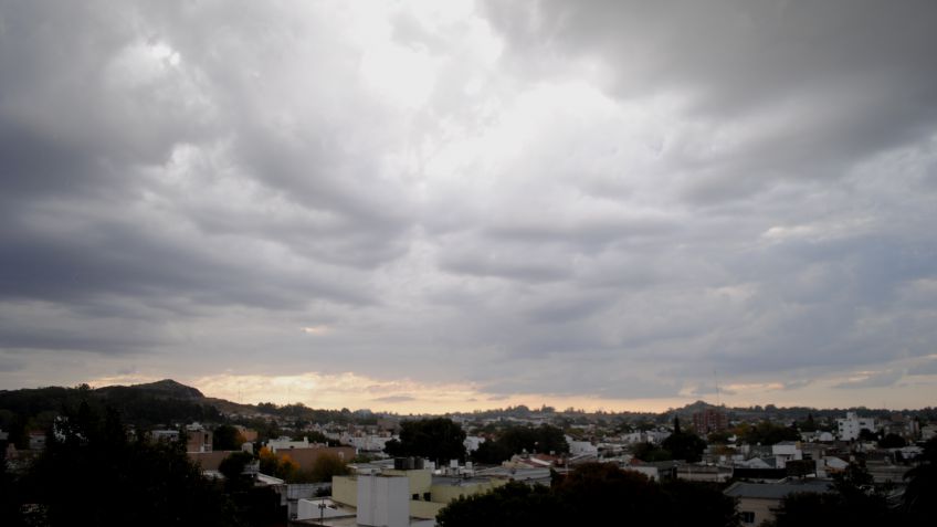 Probabilidad de lluvias para el viernes