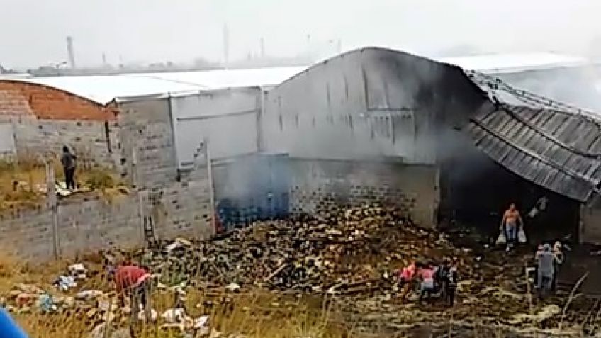 Tras el incendio y saqueo, recomiendan no consumir los alimentos llevados