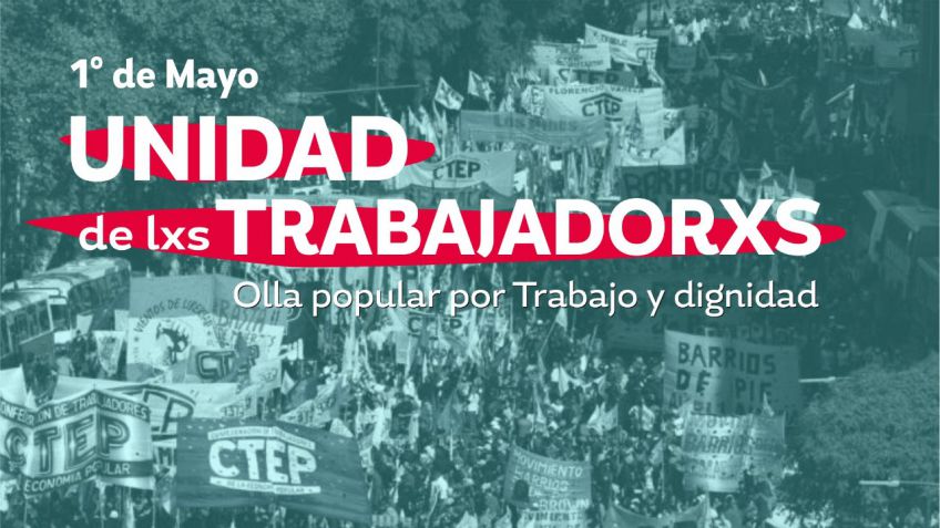 Olla popular por el día del trabajador