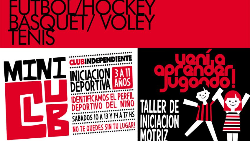 Club Independiente: opciones para los más pequeños