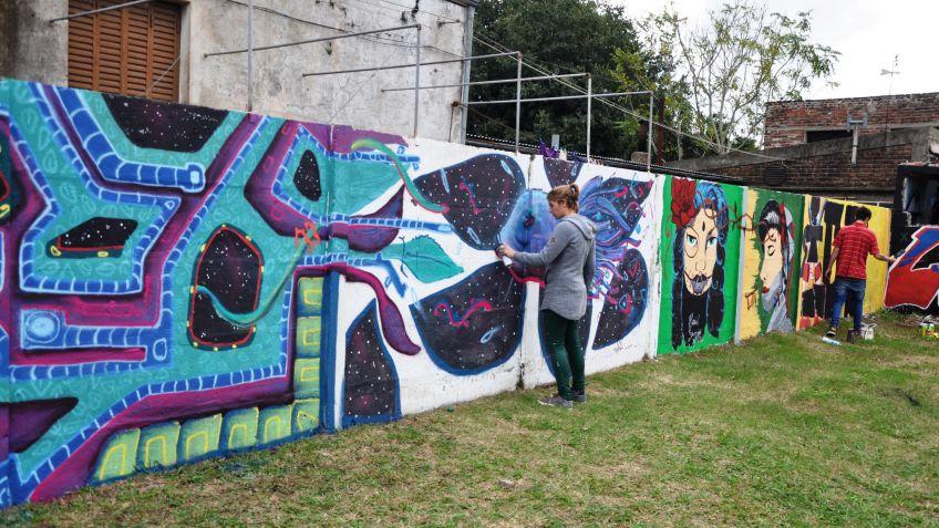 "Ya se reconoce a Tandil por el arte urbano y los grafitis"