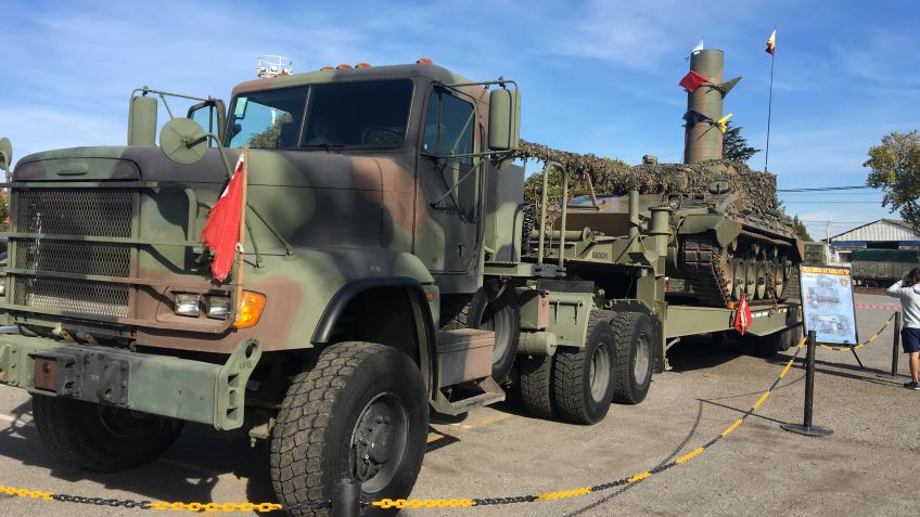 El Ejército realizó una muestra estática de su material