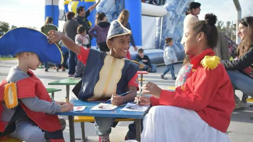 Con una gran participación de niños se desarrolló La Kermesse de Zamba en Tandil