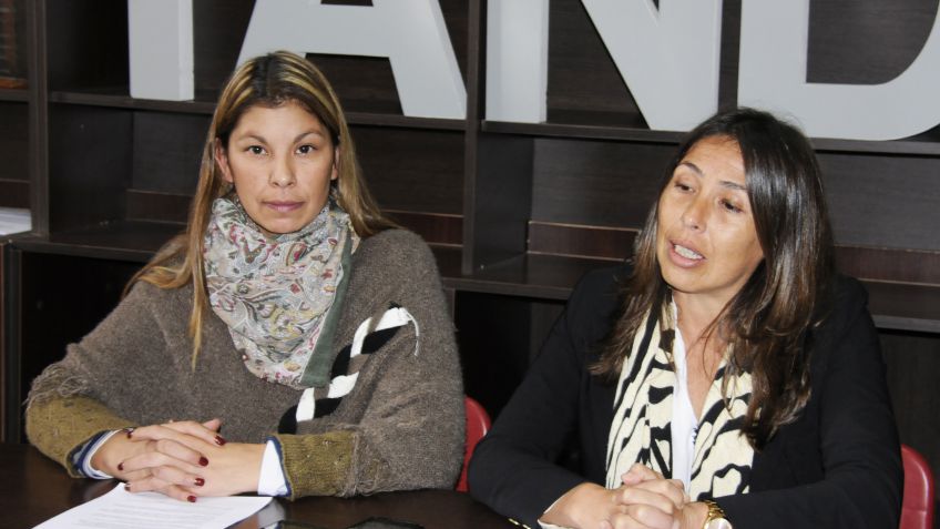 Banco Rojo para concientizar sobre femicidio