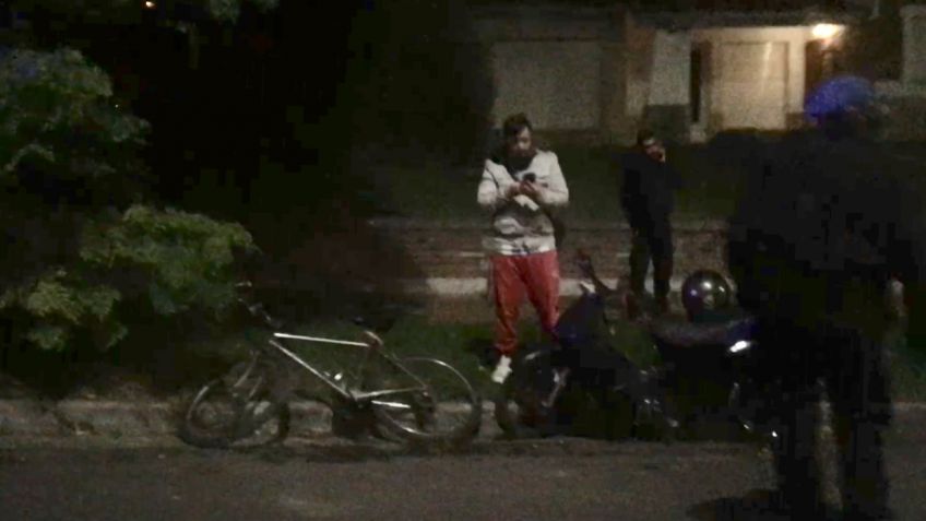 Un herido tras colisionar bicicleta y moto