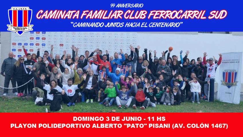Este domingo, Ferro invita a su caminata familiar