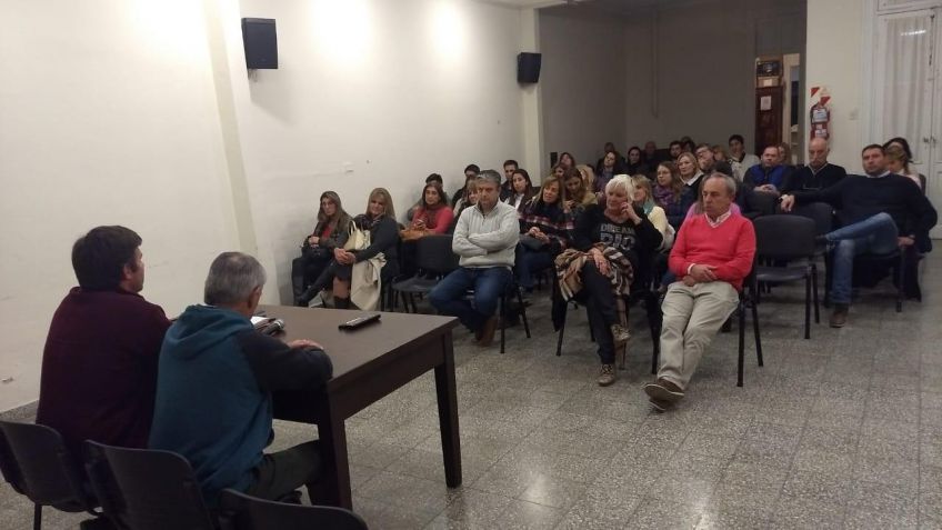 El Agrimensor Juan Francisco Cardinale brindó una charla en el Centro de Martilleros