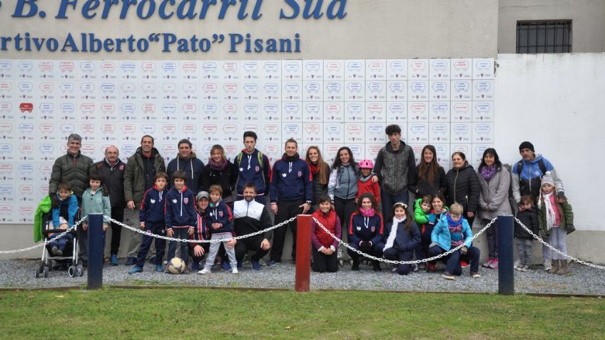La familia Tricolor salió a caminar