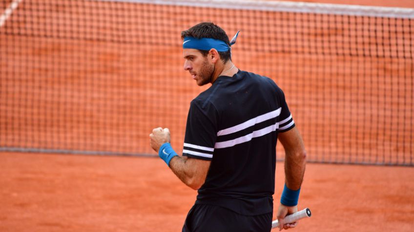 A paso firme, Delpo se metió en cuartos de Roland Garros