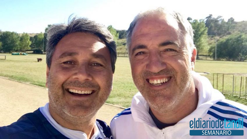 Junto a Heber Marchioni otro Personaje de la ciudad